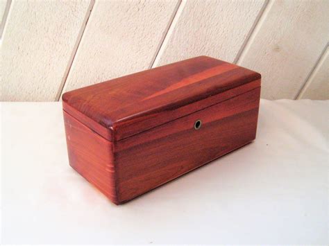 Vintage Small Cedar Box 